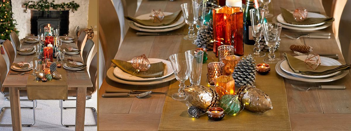 Metro Christmas table